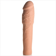 Extra Thick 2 Inch Penis Extension in Medium Brown