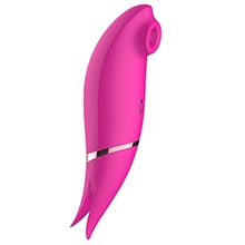 Clit and Nipple Suction Vibrator in Pink