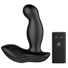 Nexus Boost Inflatable Vibrating Plug with Remote Control Black