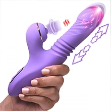 Pro-Thrust Max 14X Thrusting and Pulsing Silicone Rabbit