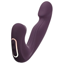 Suction and Thumping Vibrator in Purple